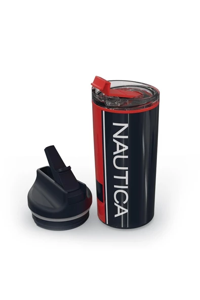 Nautica Sport Tumbler 17oz 650ml Ntm0207-1 Navy Red