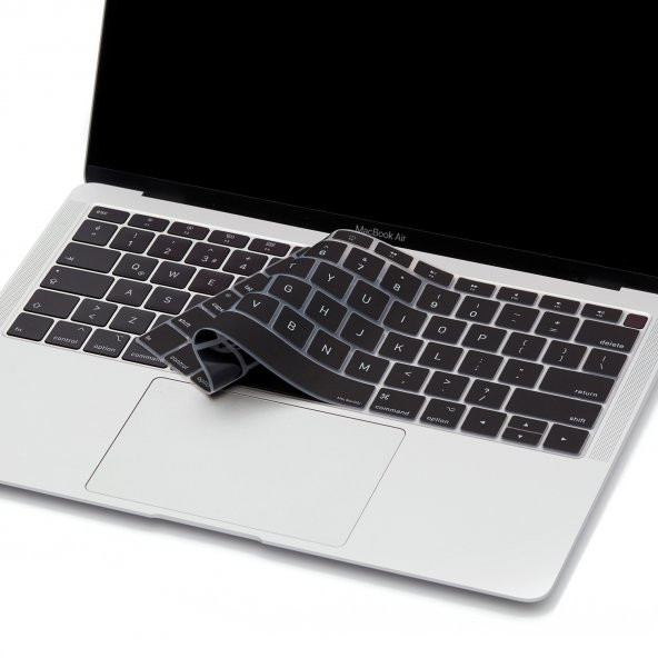 Laptop Macbook Air Klavye Koruyucu US(ABD) İngilizce Harf Baskılı A1932 ile Uyumlu