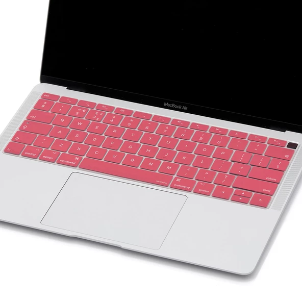 Laptop Macbook Air 13inç Klavye Koruyucu (US-ABD İngilizce) TouchID'li A1932 ile Uyumlu - 7