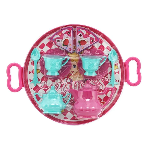 ERN-893 Heroes Toys Tepsili Çay ve Kek Seti