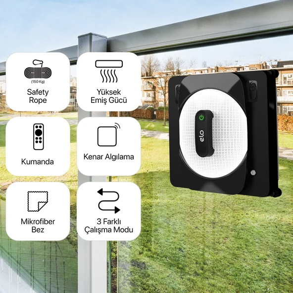 Elo Cam Temizleme 3'lü Yedek Mop Seti - 6