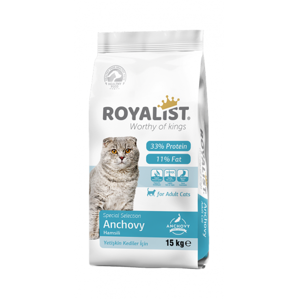 ROYALIST HAMSİLİ 15 KG KEDİ MAMASI