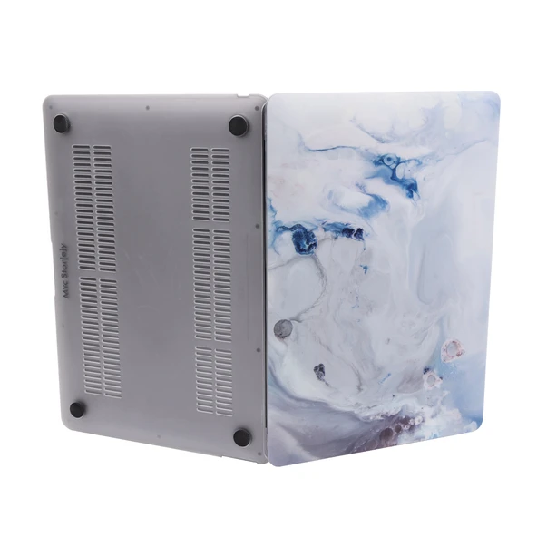 Macbook Air Kılıf 13 inç Mermer10NL (Eski USB'li Model 2010-2017) A1369 A1466 ile Uyumlu - Resim 4