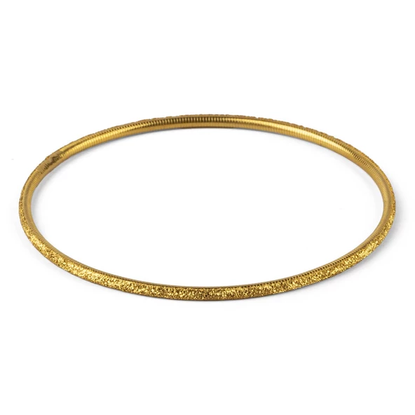 RimaGold 22 Ayar 15 Gram Ajda Düz Sim Detaylı Bilezik - 3