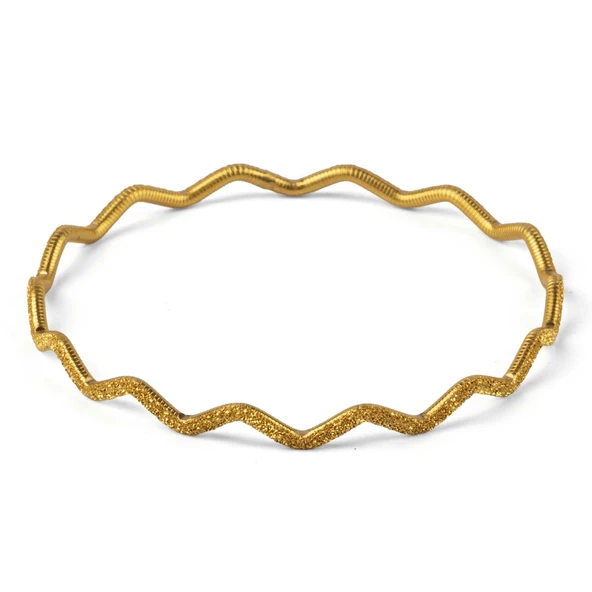 RimaGold 22 Ayar 12 Gram Ajda Dalgalı Simli Bilezik - 3