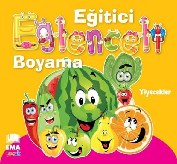 Ema Eğitici Eğl.Boyama-Yiyecekler