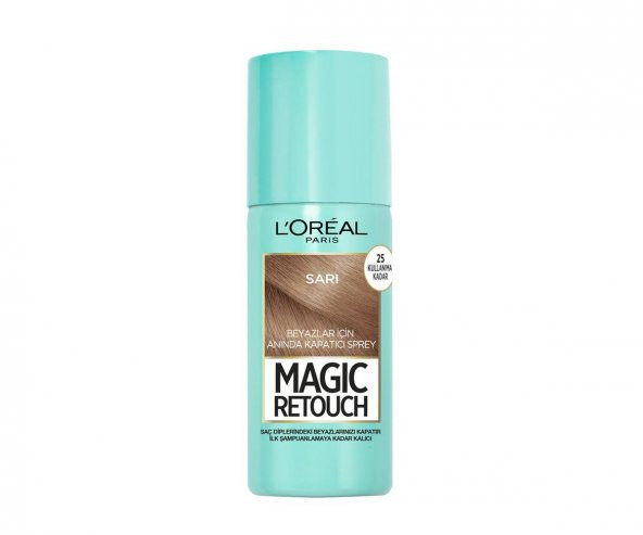 LOréal Paris Magic Retouch Beyaz Dipleri Kapatıcı Sprey 75 Ml - Sarı