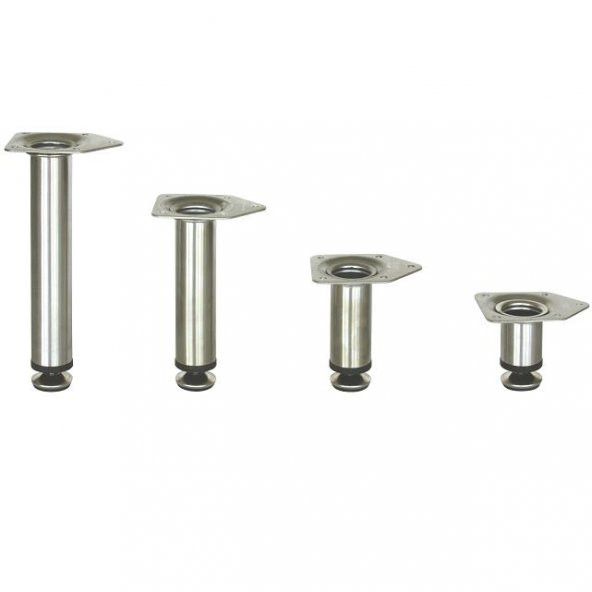 Gürçay Paslanmaz Metal Mobilya Dolap Ayağı 32mm (4 Adet)