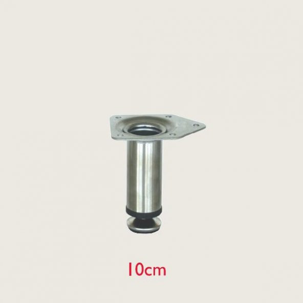Gürçay Paslanmaz Metal Mobilya Dolap Ayağı 32mm (4 Adet) - 4