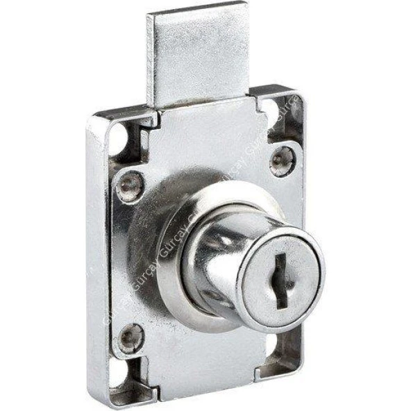 Çekmece Kapak Kilidi Kare Uzun 38 mm