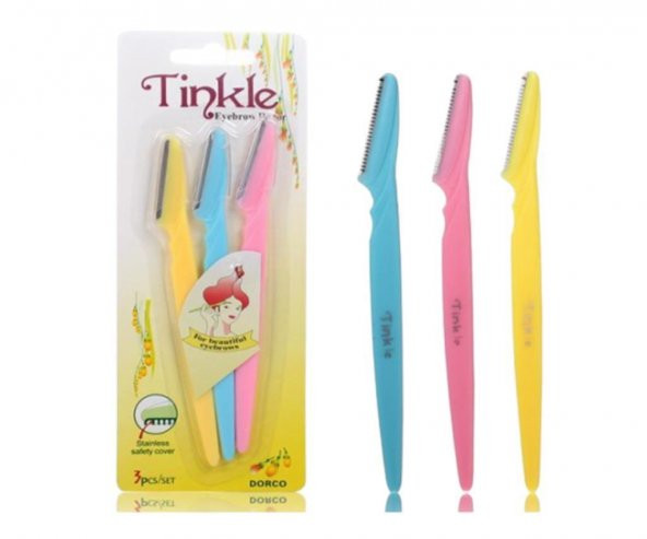 Tinkle Kaş Jileti 3lü Set