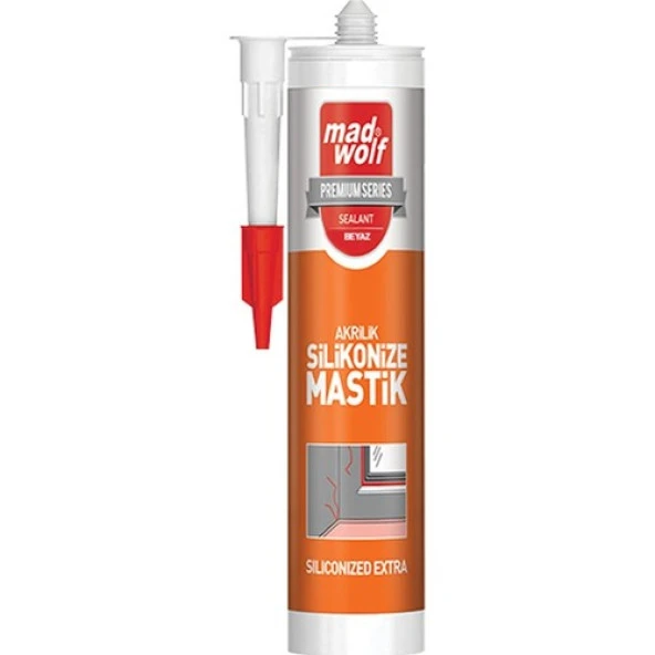 Mad Wolf Silikonize Mastik 550gr. Beyaz - 2