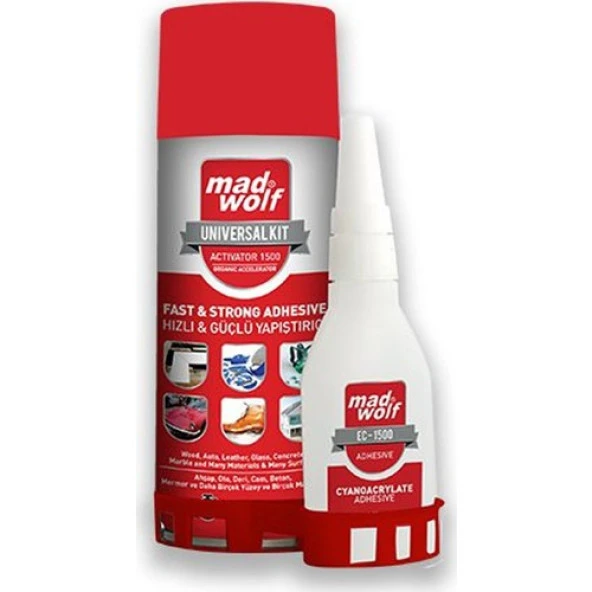 Mad Wolf Mdf Kit Hızlı Yapıştırıcı 500 Ml