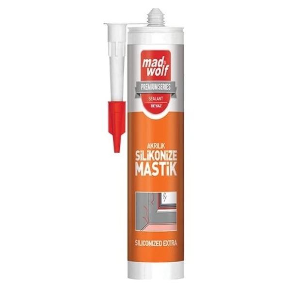 Mad Wolf Silikonize Mastik 550gr. Beyaz