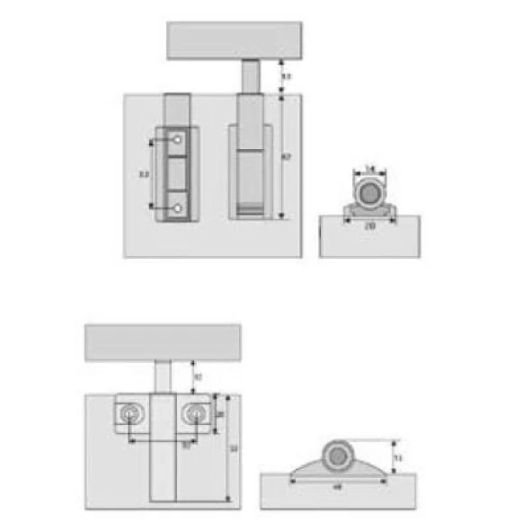 Kapak Yavaşlatıcı Stoper Kulaklı - 2