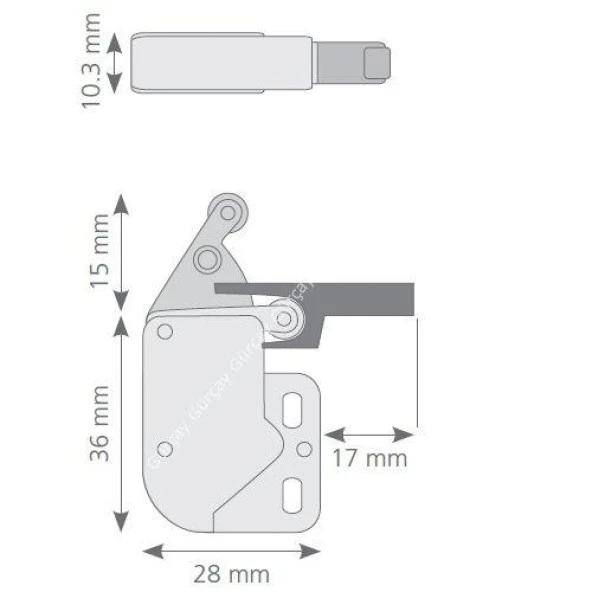 Yaylı Bas Aç Mekanizma Fil Çıt Çıt - 3