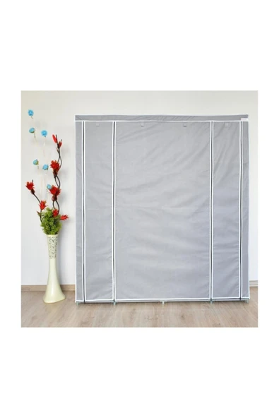 Prado Double Askılıklı Çelik Profilli Bez Dolap - 2