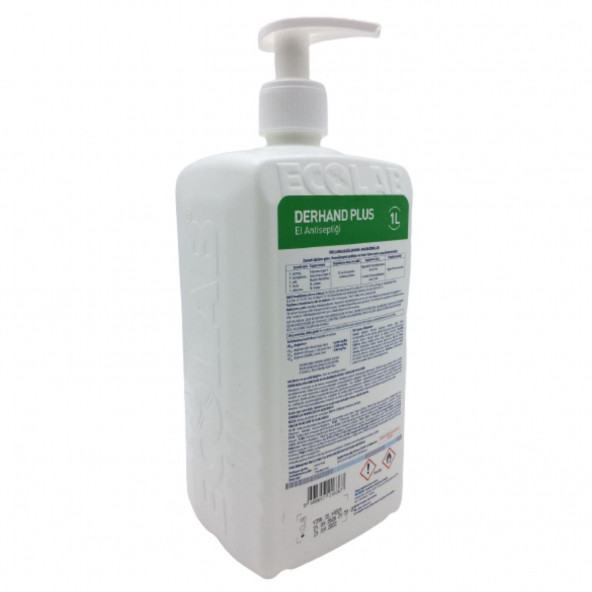 Ecolab Derhand Plus El Dezenfektanı 1 Litre 3 Adet - 2