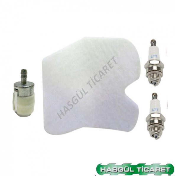 HSGL HUSQVARNA 235 236 240 HAVA ve BENZİN FİLTRE BUJİ SET