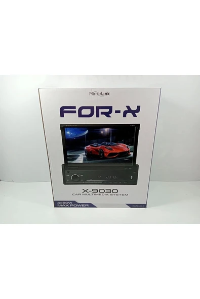 FORX5 İndash Teyp – For-x X-9030 İndash Ekranlı Teyp – Park Kamerası Hediyeli