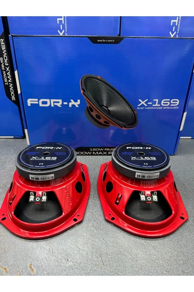 FORX5 X-169 300 Watt 6x9 Oval Midrange Hoparlör Xmd-3069 - Resim 2