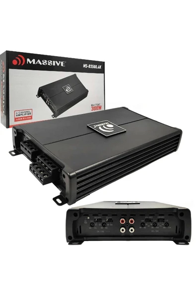 etikettakimi Massive 3000w 4 Kanal Ms.k 3500.4 Uyumlu