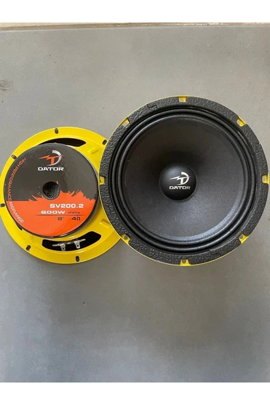 DATOR 20cm Sv200.2 Midrange 150rms çift