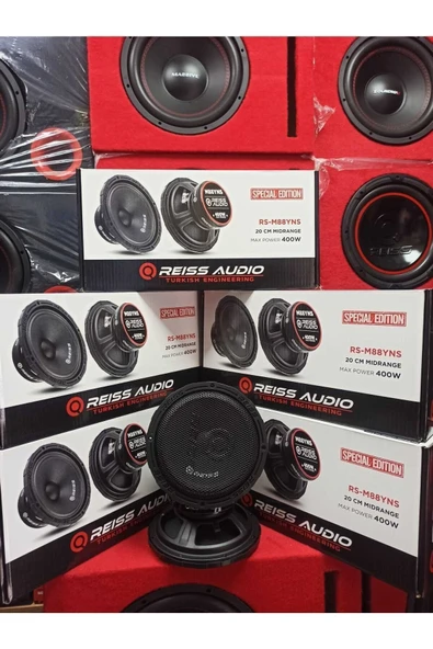 Reiss 20 Cm 400 Wat 160 Rms Demir Kapaklı Midrange
