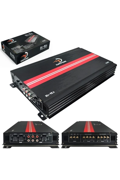 DATOR Dtr-90.4 Oto Anfi Stereo 3300 Watt 4 Kanal