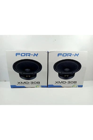 FORX5 20cm Midrange  For x 500w 250Rms Midrange Hoparlör  Forx XMD 308 Prof Midrange - Resim 2
