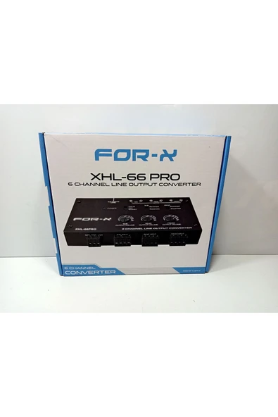 FORX5 6 Kanal Deck Çevirici – For-x XHL-66PRO 6 Kanal Amfi Dönüştürücü – Teybe Amfi Aparatı - 2