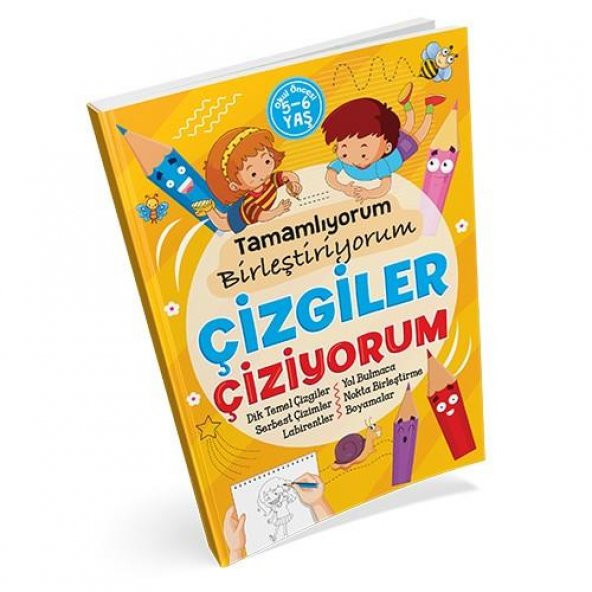Ema Tamamlıyorum Birleşt.Çizgiler Çiz.5-6 Yaş