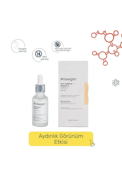 Newgen With Caffeine + Vitamic C Göz Altı Serumu 30ml