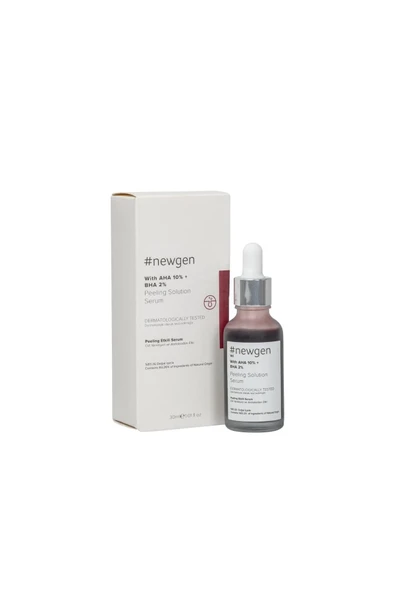 Newgen With AHA 10% + BHA 2% Peeling Solution Peeling Etkili Serum 30ml - 3