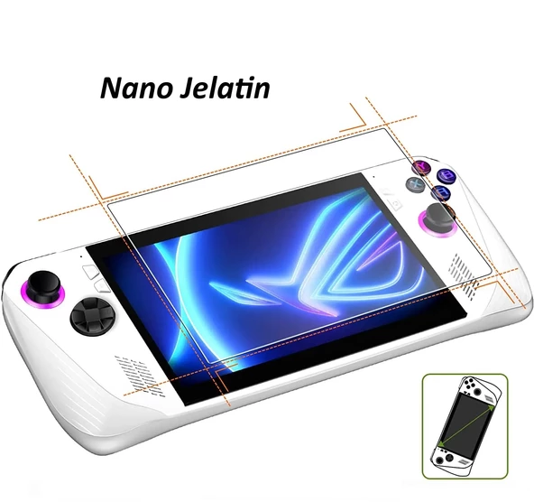 Sony PSP 1000-2000-3000 Oyun Konsol Uyumlu Ekran Koruyucusu Nano Jelatin - Resim 5