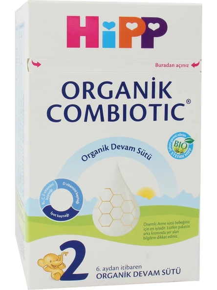 Hipp 2 Organik Combiotic Devam Sütü 800 gr