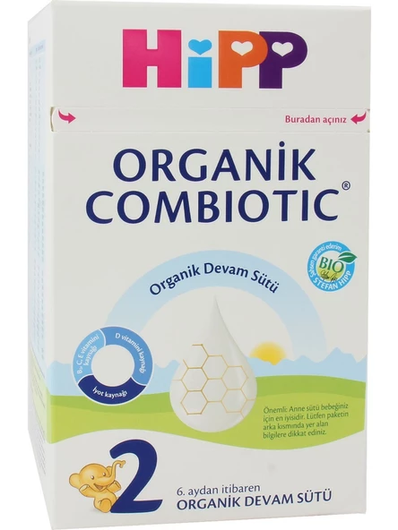 Hipp 2 Organik Combiotic Devam Sütü 800 gr