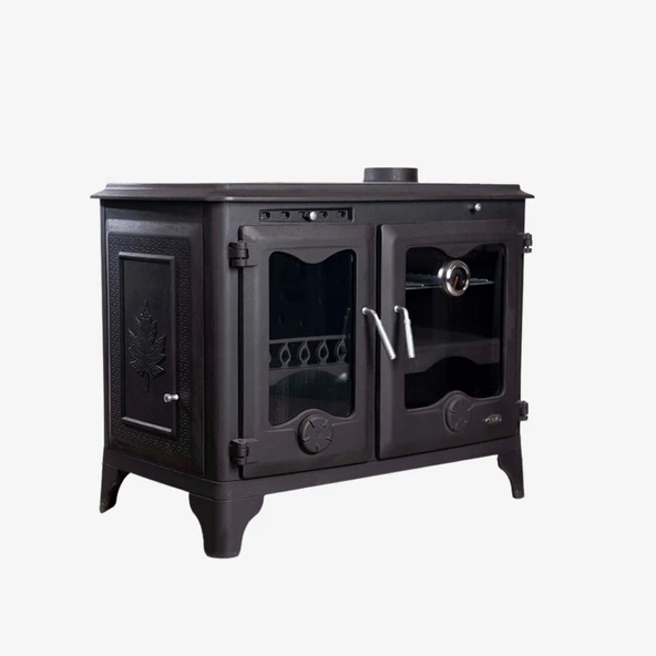 Volkan V-29 Pik Döküm Fırınlı Şömine Soba - Resim 3