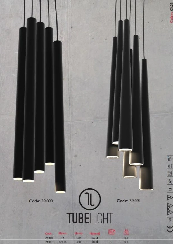 Gürçay Tubelight Led Sarkıt Lamba Konik - 2