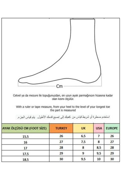 Muggo DORY Garantili Işıklı Bağcıklı ve Cırtlı Unisex Çocuk Sneaker Spor Ayakkabı - 7