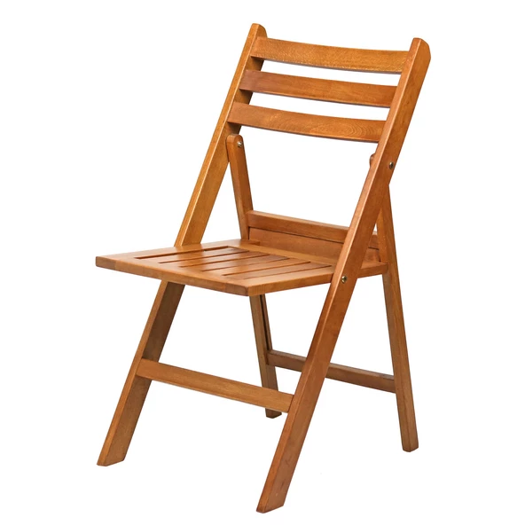 Albatros Ahşap Bahçe Balkon Seti: 80x140 Sabit Masa + 4 Katlanır Sandalye - 4