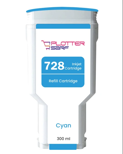 Feyink HP 728 Cyan 300 ml. Mavi  Orijinal Mürekkep Dolumlu Feyink Kartuş ürün görseli