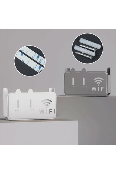 25x15x6 Cm Duvar Asılabilir Sigorta Ve Modem wifi Saklama Kutusu - 5