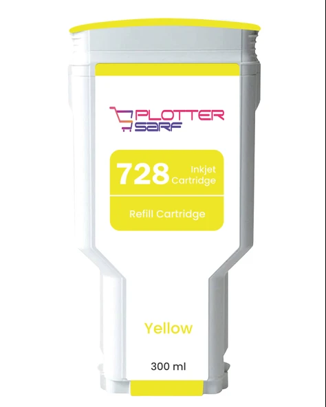 Feyink HP 728 Yellow 300 ml. Sarı  Orijinal Mürekkep Dolumlu Feyink Kartuş ürün görseli