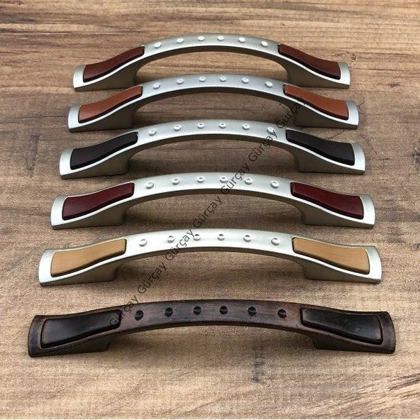 Plastik Ahşap Desenli Kulp PAL 96mm (2 Adet) - 2