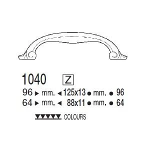 COSMOW ITALY Antik Mobilya Kulpu 1040 - Resim 4