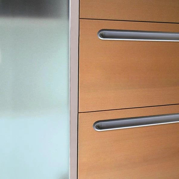 Oval Gömme Çekmece Kapak Kulpu - 2