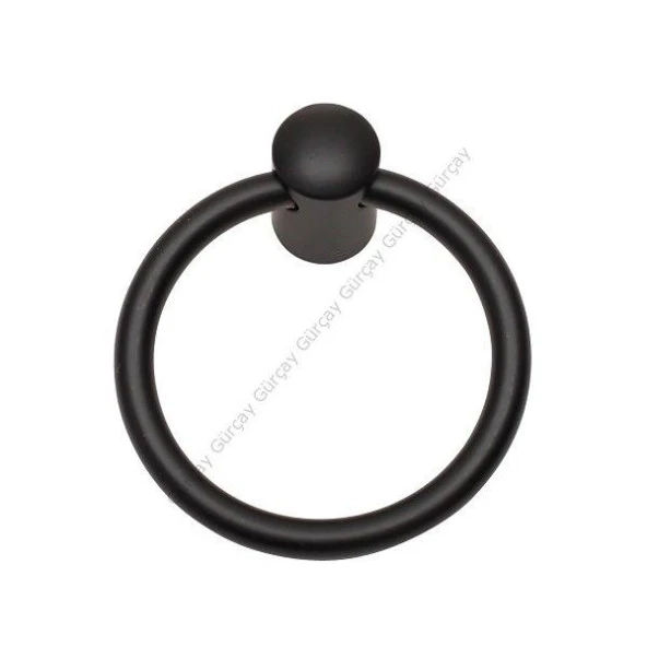 Gürçay Halka Kulp 60mm Siyah (2 Adet)