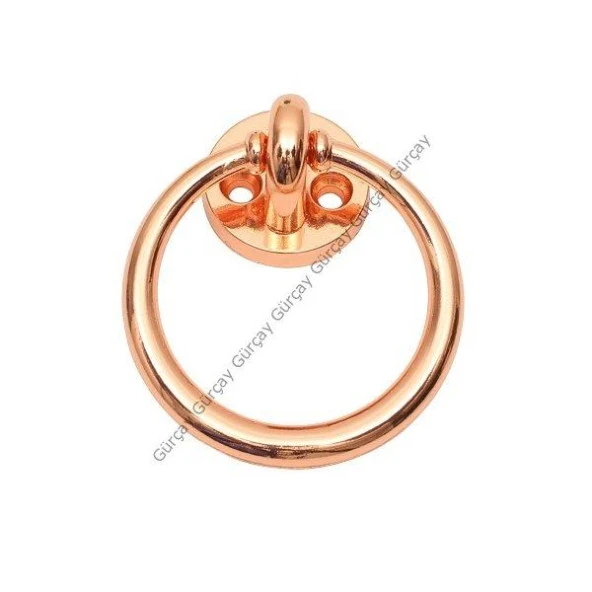 Gürçay Çekmece Kapak Sandalye Kulpu Halka 60 mm Rose (2 Adet)