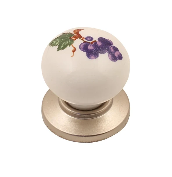 Gürçay Sude Porselen Kulp Saten Üzümlü Düğme (2 Adet) ürün görseli